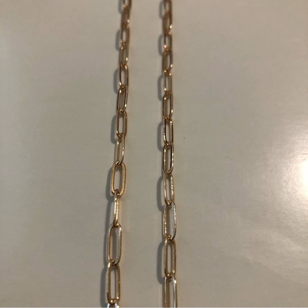 NIB O.Secret Paperclip Chain Pendant Necklace - Picture 4 of 15